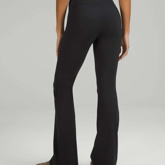 NWT Lululemon Groove Super-High-Rise Flared Pant *Nulu, size 12, Black LW5FG2S - Picture 2 of 16